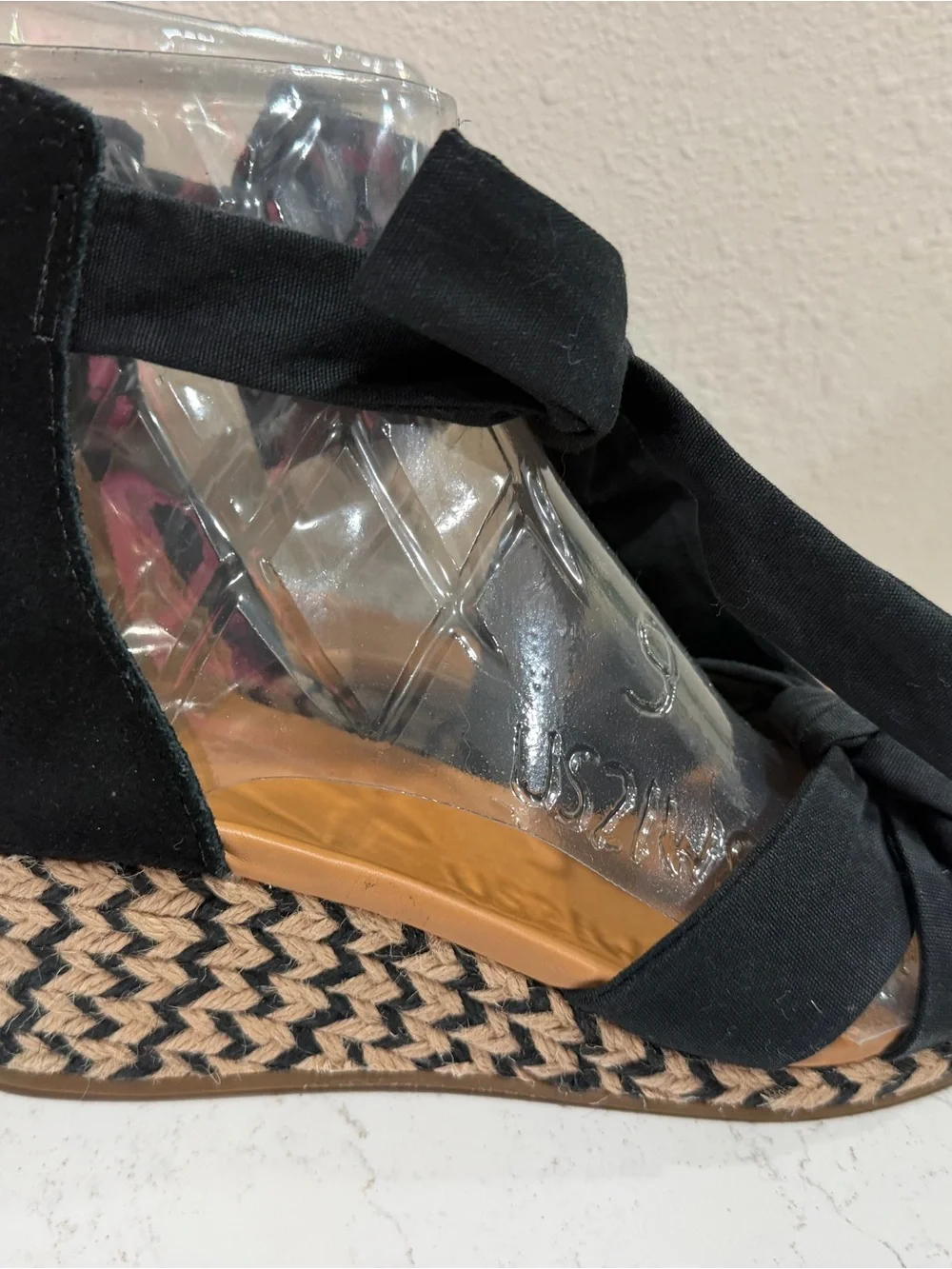 UGG black fabric